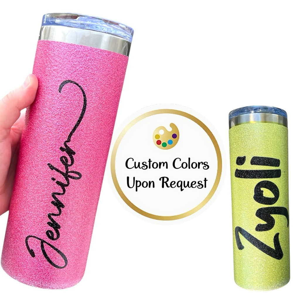 Personalized 20oz Glitter Sparkle Tumbler